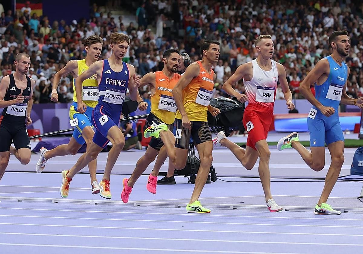 Ignacio Fontes compite con España en una prueba anterior.