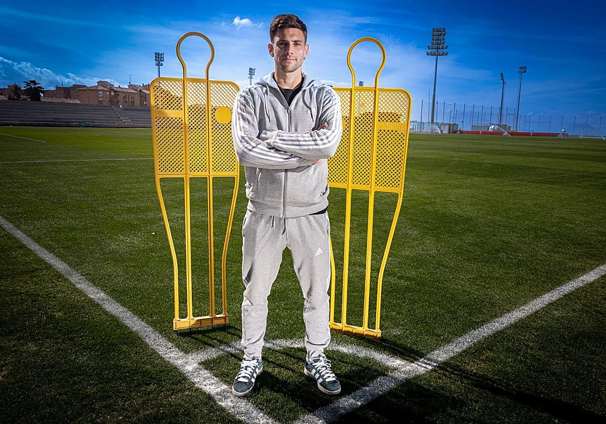 Lucas Boyé, en la Ciudad Deportiva del Granada.