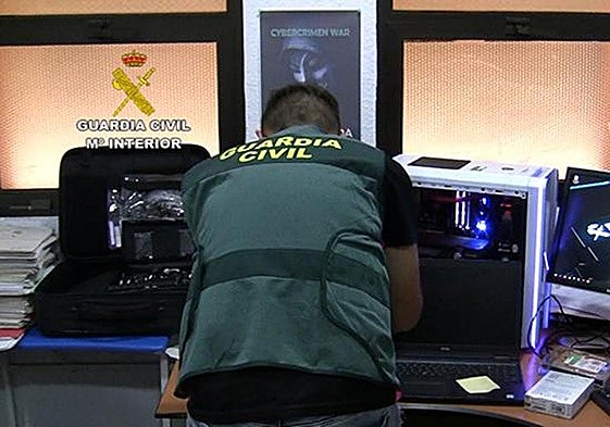 Unidad de ciberdelitos de la Guardia Civil.