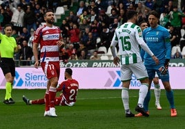 Borja Bastón, frustrado en Córdoba ante Carlos Marín.