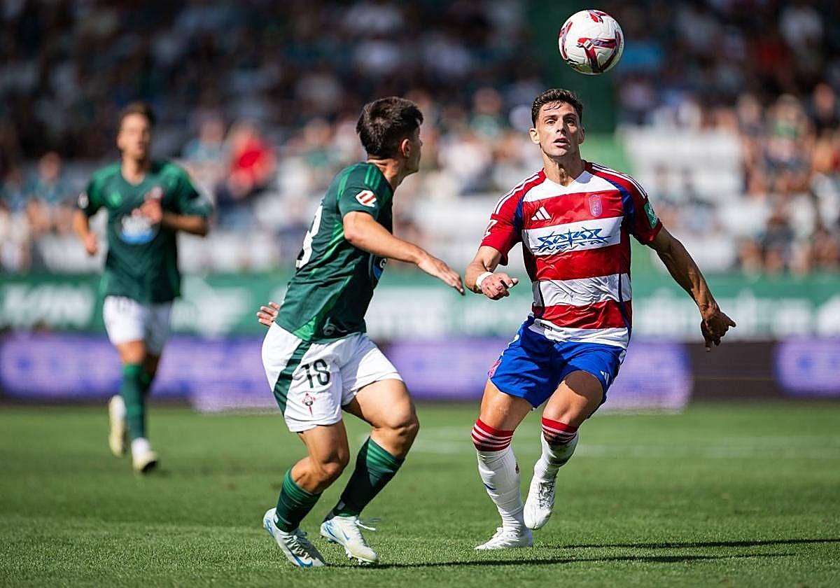 Boyé, en el partido en A Malata.