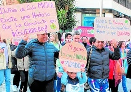 Manifestación del 8-M en Jaén.