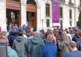 Lectura del manifiesto en el acto institucional de la Diputación jienense.