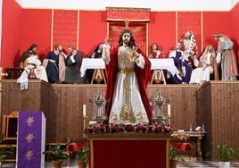 Santísimo Cristo de la Fe de Motril en el altar.