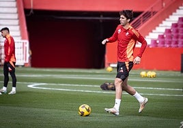 Manu Lama, en la sesión.