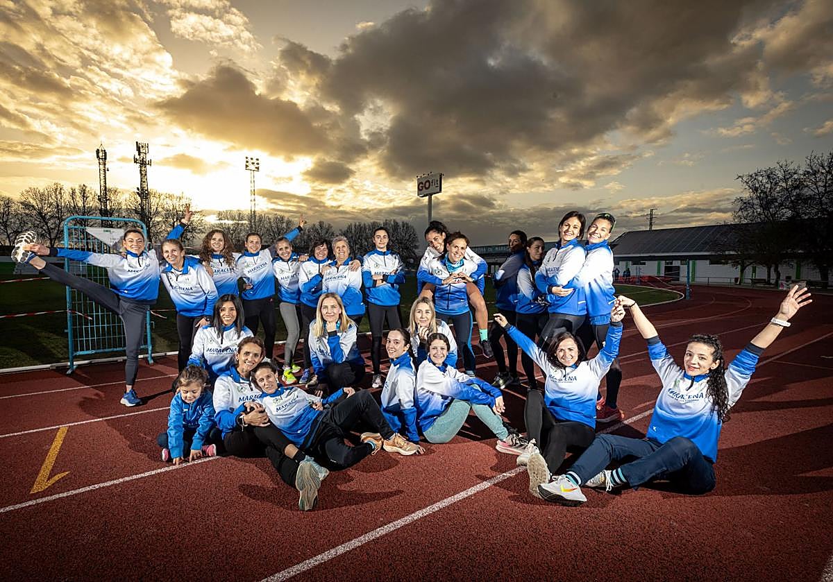 Mujeres del Club de Atletismo de Maracena.