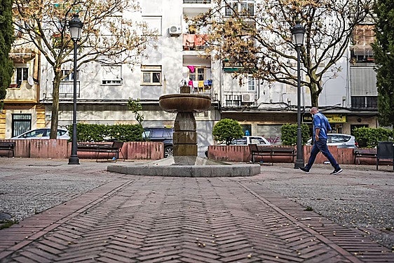 La plaza de la Unidad del barrio granadino de la Chana, que fue donde ocurrió el suceso.