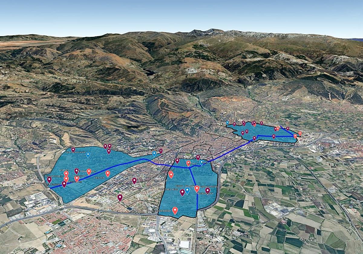 Proyección del Ayuntamiento.