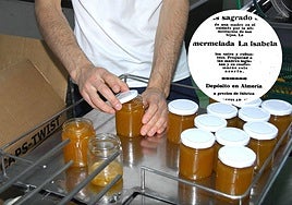 En Almería, los caramelos de gajos de naranja y limón se vendían en pastelerías y confiterías.
