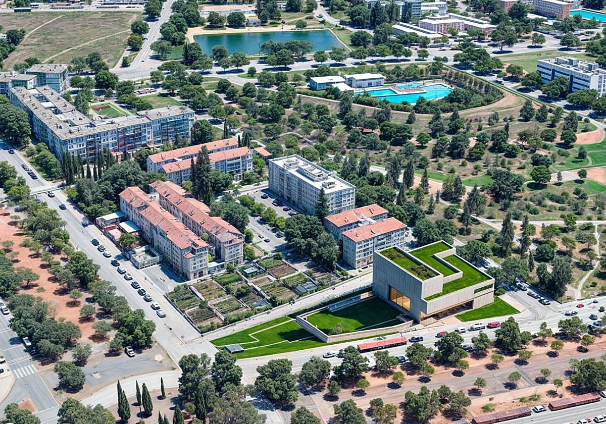 Recreación de Granada Soundlab, un espacio musical joven con auditorio que se planea construir en Norte.