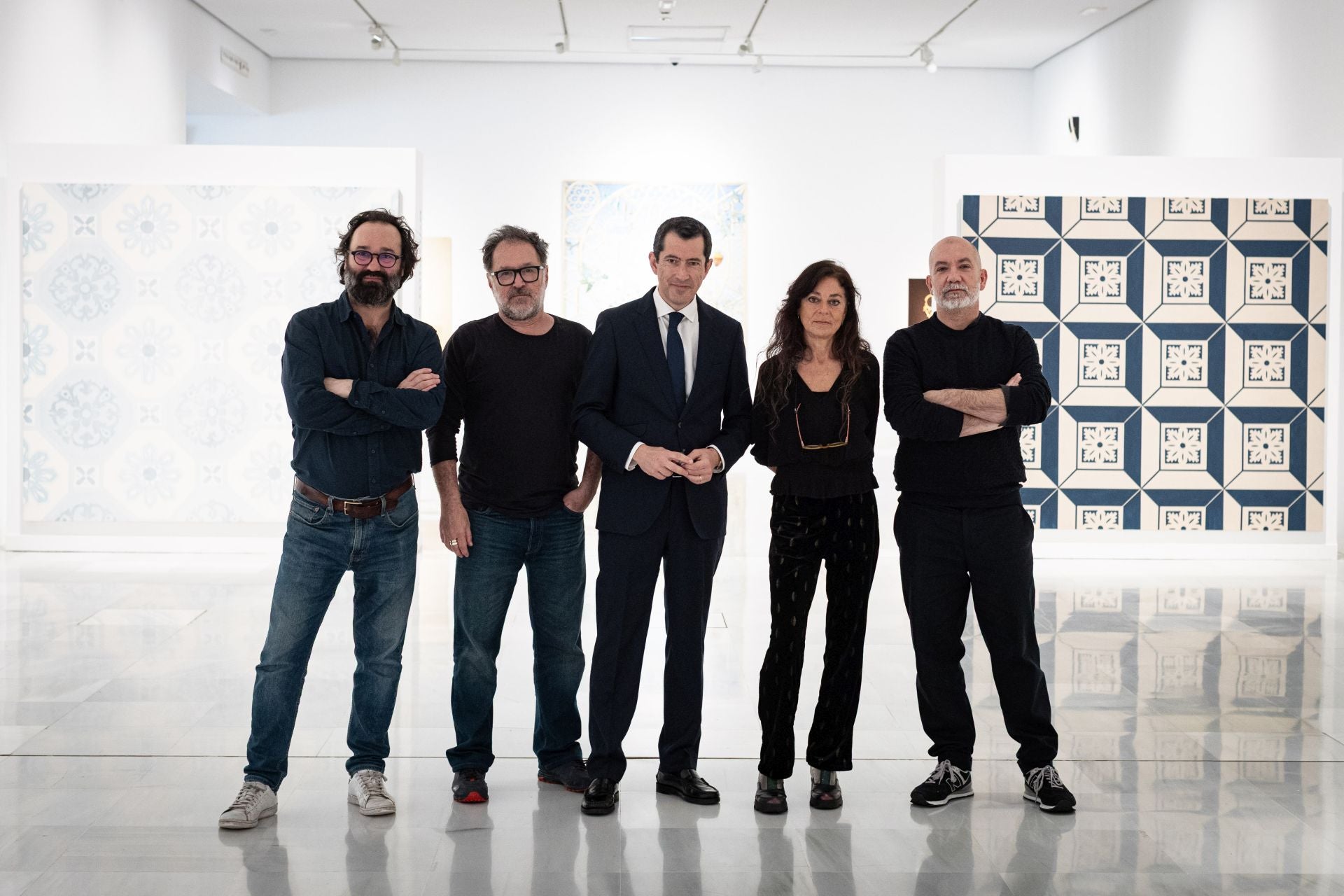 De izquierda a derecha, Jacobo Castellano, Abraham Lacalle, Juan Alfonso Contreras, Inmaculada Salinas y Carlos Aires.