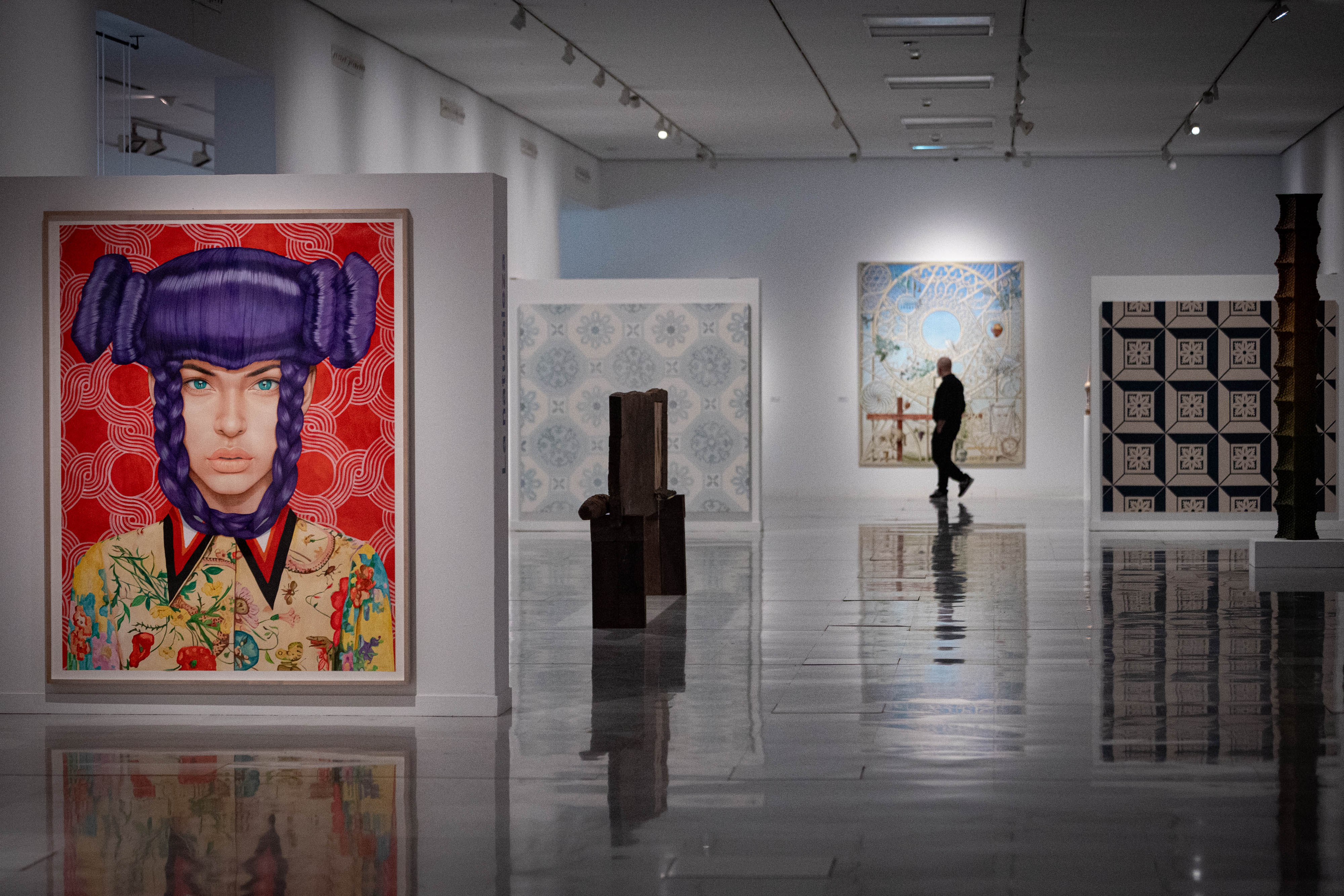 La exposición de arte contemporáneo andaluz, en imágenes