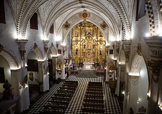 Dentro de la iglesia de San Matías