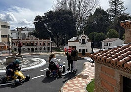 El parque infantil de tráfico 'Albolut'.