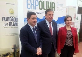 Paco Reyes, Luis Planas y Soledad Aranda.