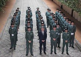 Estos son los 44 nuevos agentes de la Guardia Civil en Granada.