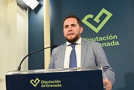 El vicepresidente V y diputado de Obras Públicas y Vivienda de la Diputación de Granada, José Ramón Jiméne.