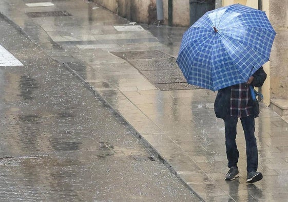 Lluvia en Andalucía.