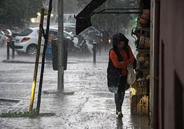 Lluvias intensas en Andalucía.