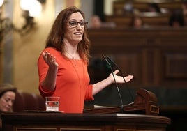 La ministra de Sanidad, Mónica García,
