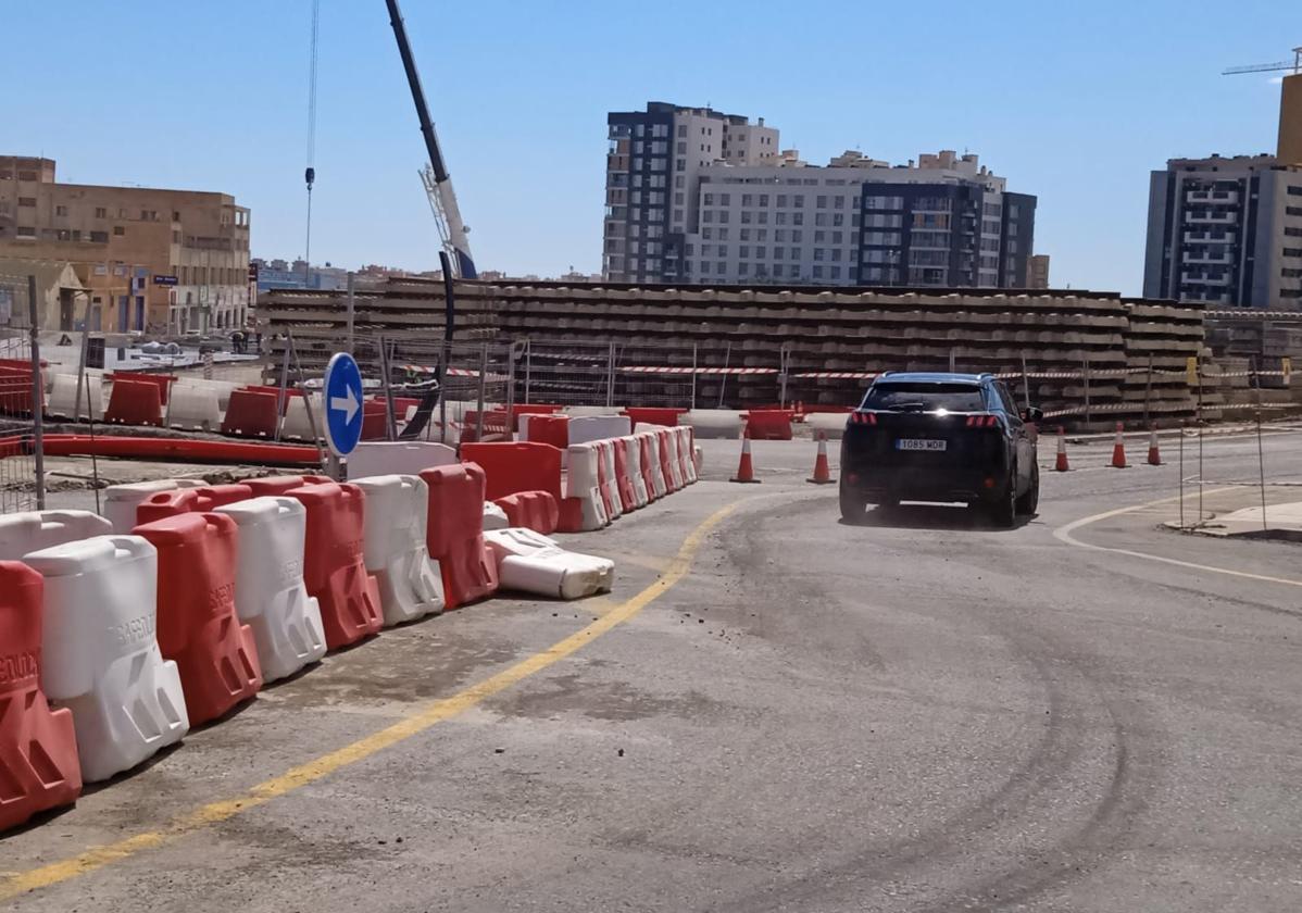 Nuevo cambio en el tráfico por las obras del soterramiento