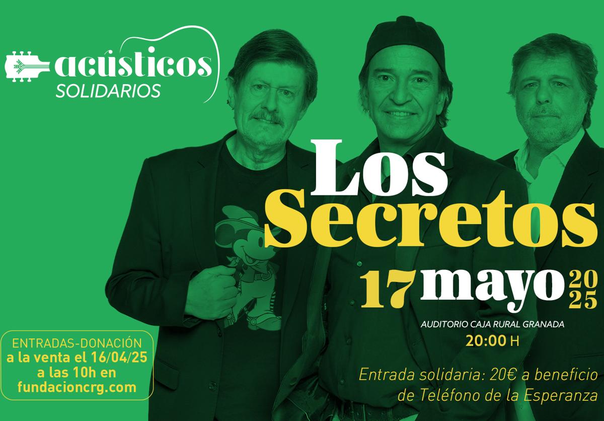 Los Secretos, la nueva cita solidaria de Fundación Caja Rural Granada