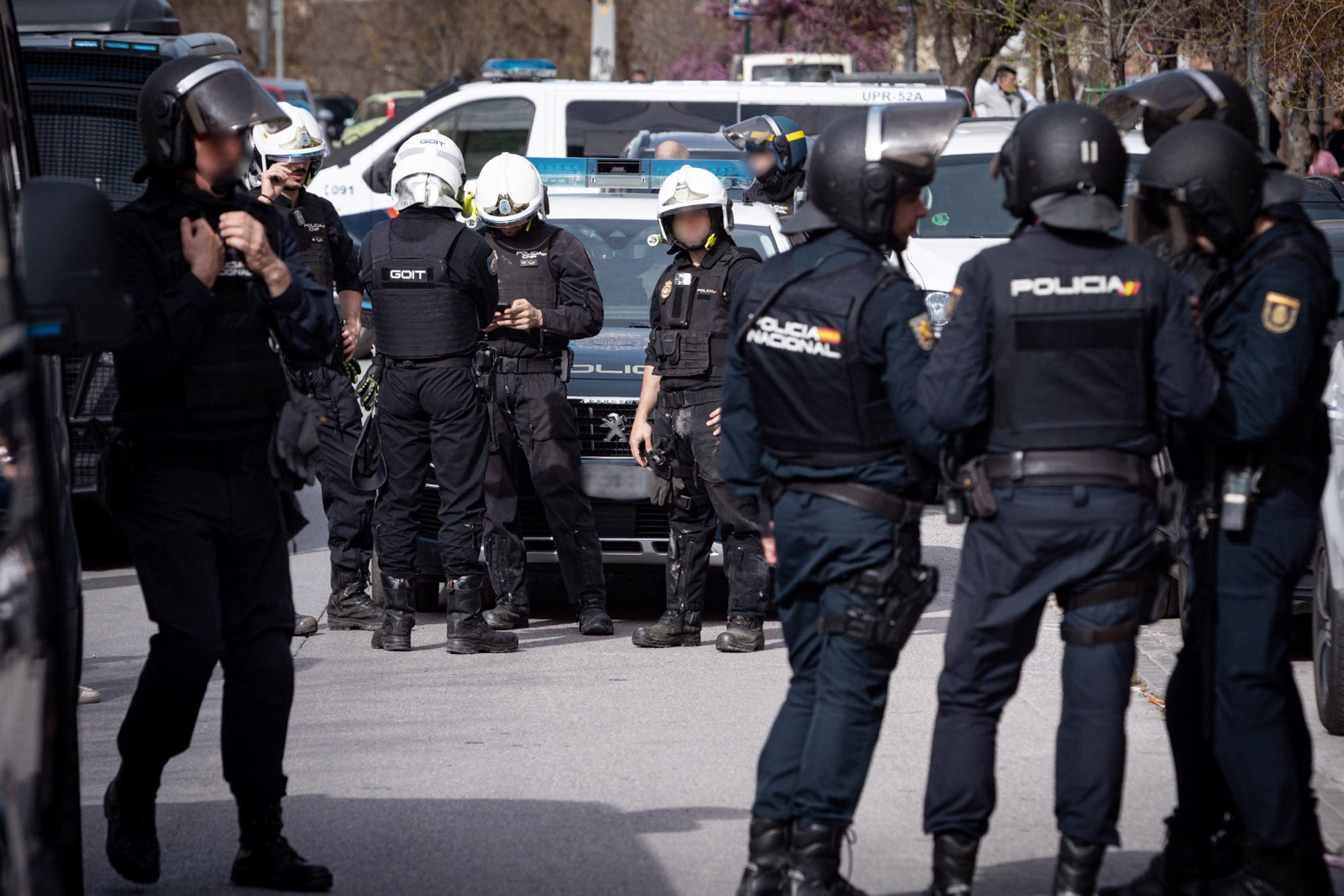 Las imágenes de la operación policial en la zona Norte de Granada, desde dentro