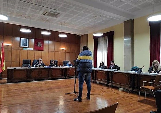 Momento del juicio en la Audiencia de Jaén.