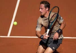 Roberto Carballés, sólido en Marrakech, un torneo que se le da muy bien.