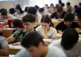 Examen de selectividad.