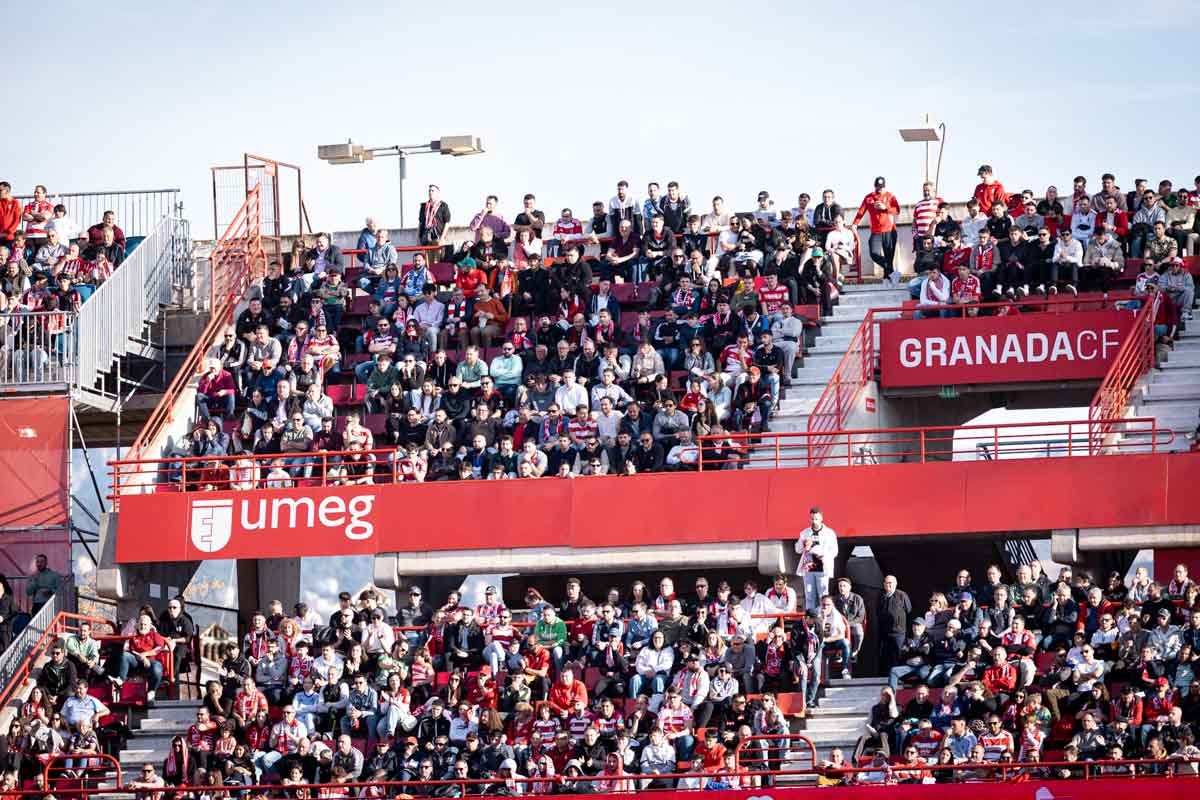 Encuéntrate en Los Cármenes durante el Granada-Almería