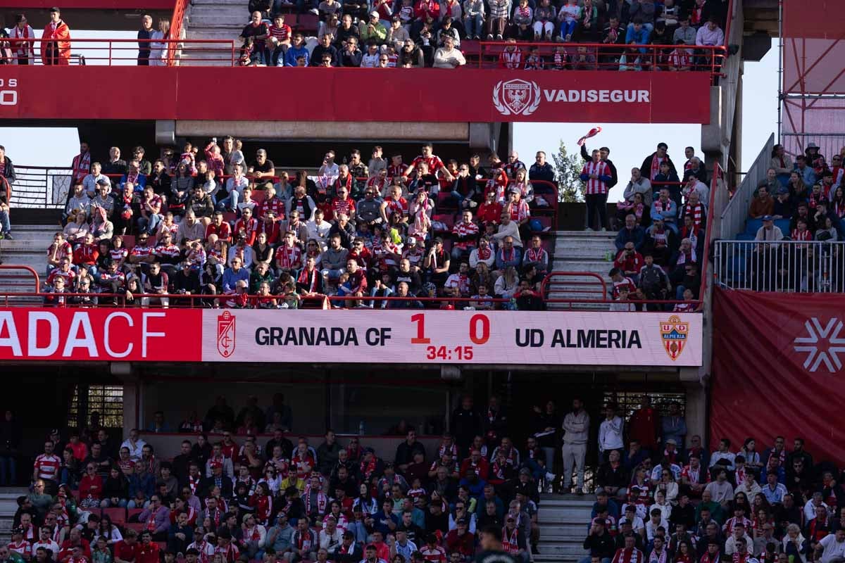 Encuéntrate en Los Cármenes durante el Granada-Almería