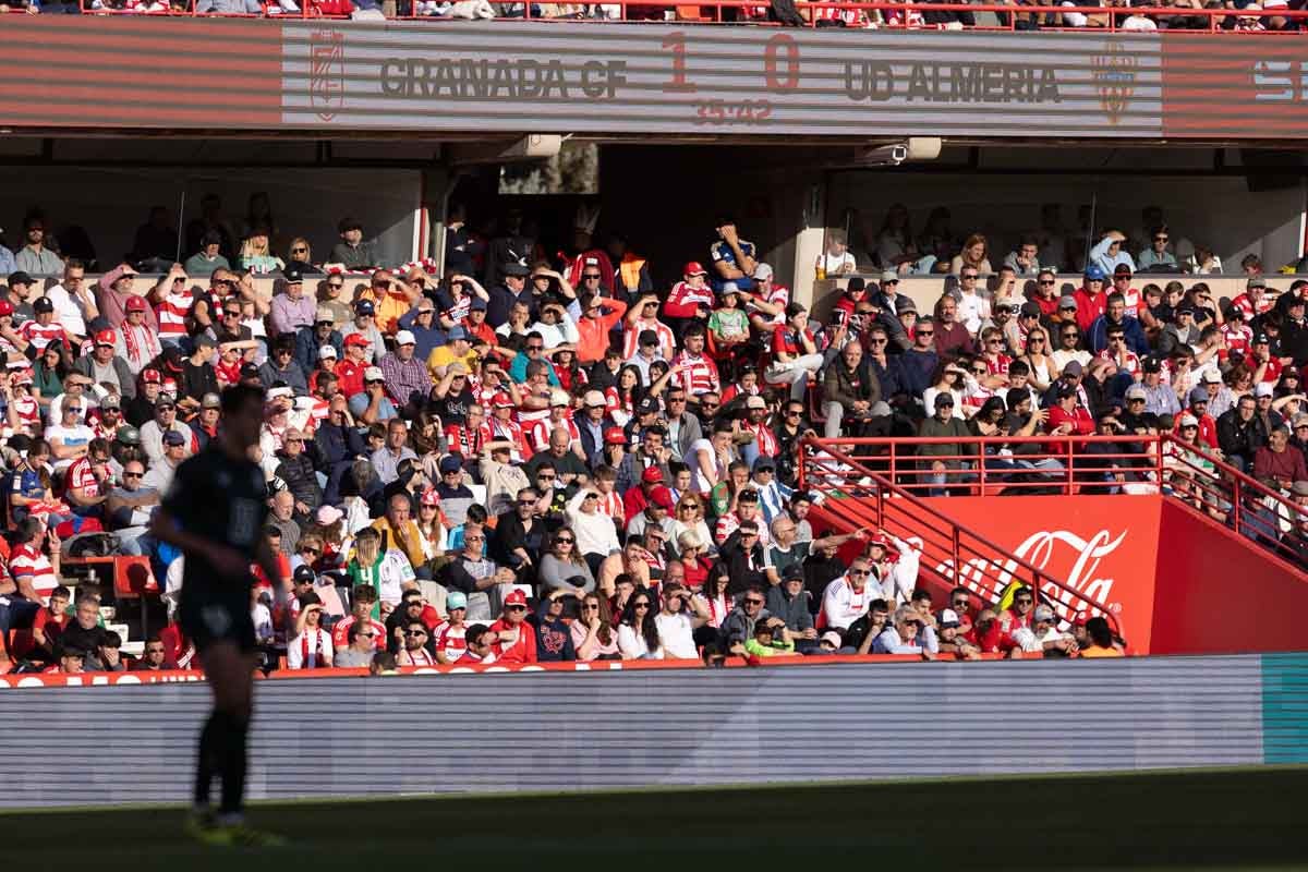 Encuéntrate en Los Cármenes durante el Granada-Almería