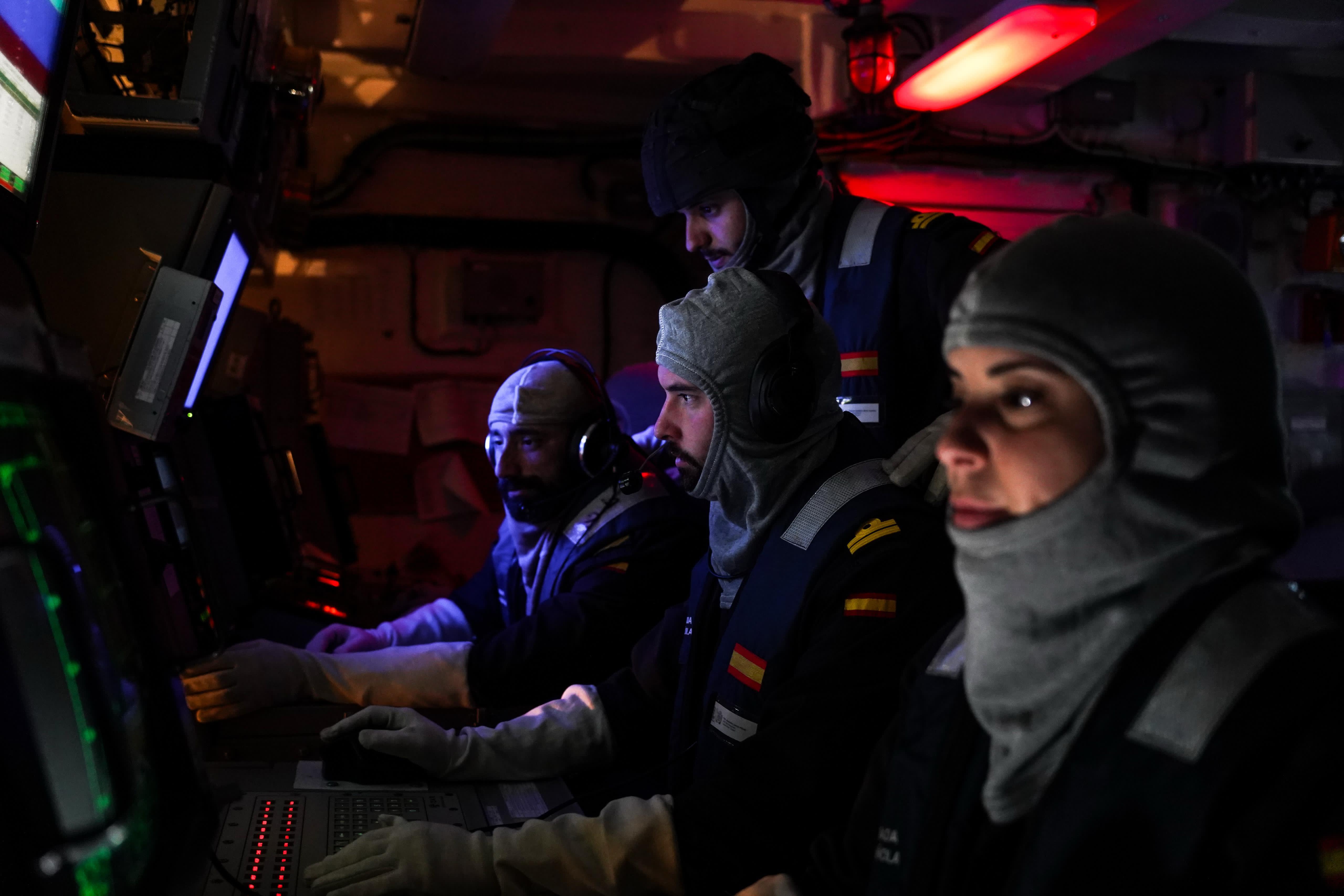 Las imágenes de las maniobras de la Armada y la OTAN
