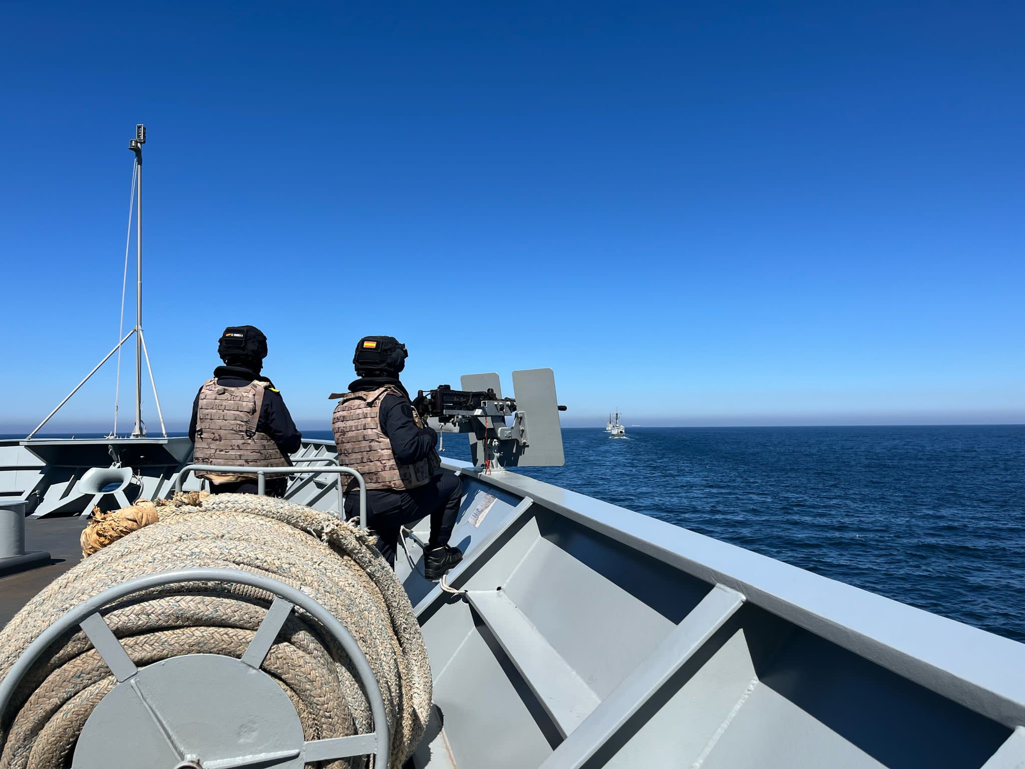 Las imágenes de las maniobras de la Armada y la OTAN