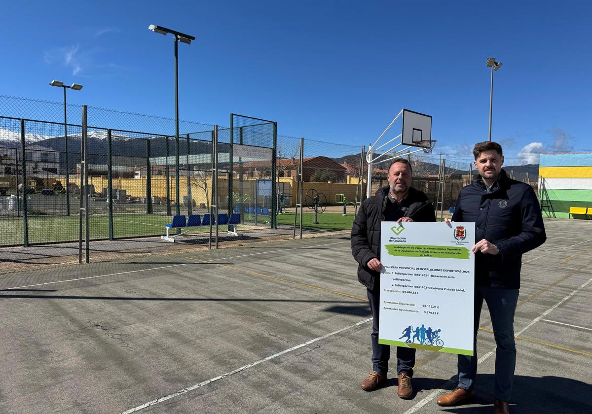Diputación destina 100.000 euros para reparar el polideportivo de Polícar y cubrir su pista de pádel