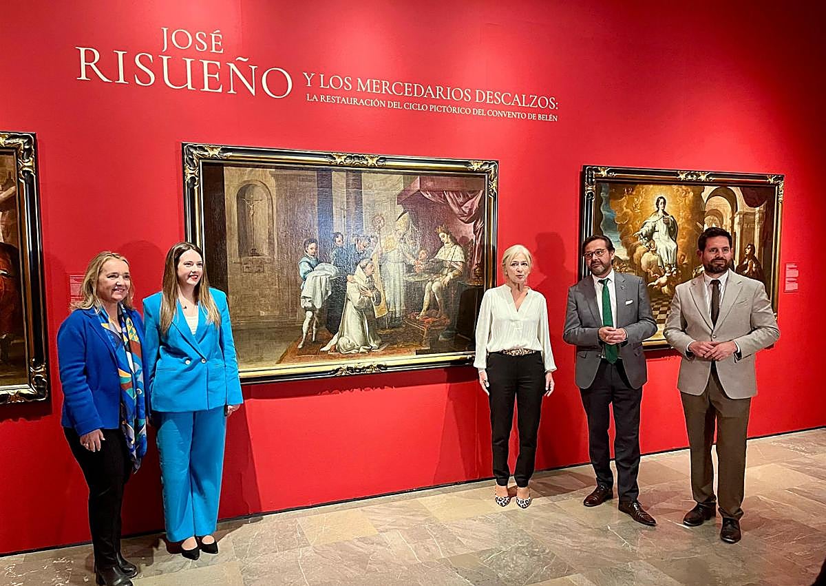 Imagen secundaria 1 - Momentos y detalles de la inauguración de la muestra. 