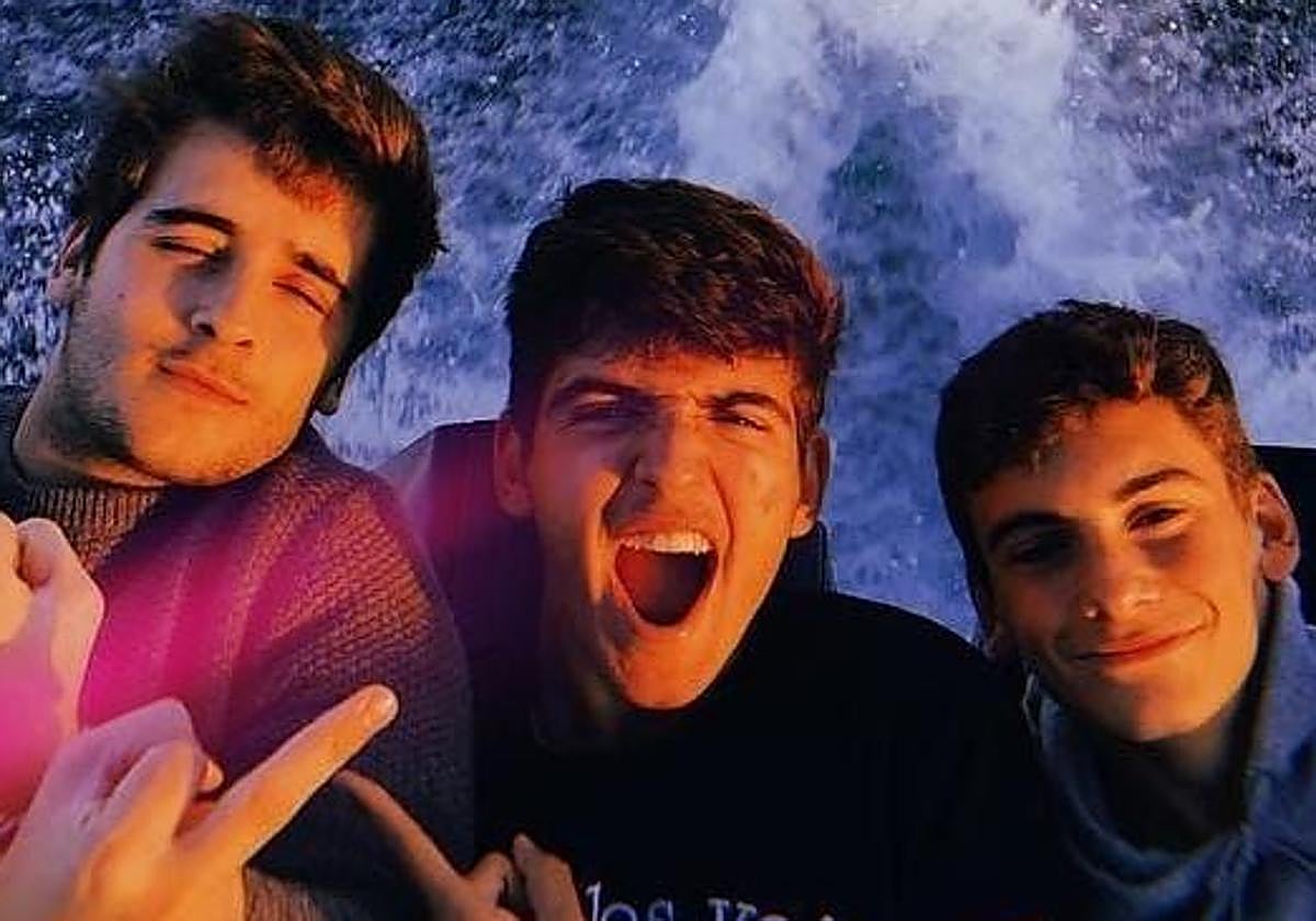 Kiko, Gonzalo y Javi; los tres hermanos Villar, juntos.