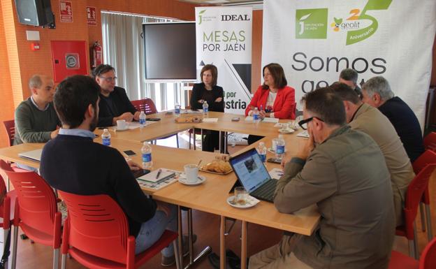 Un momento de la 'Mesa por Jaén'.