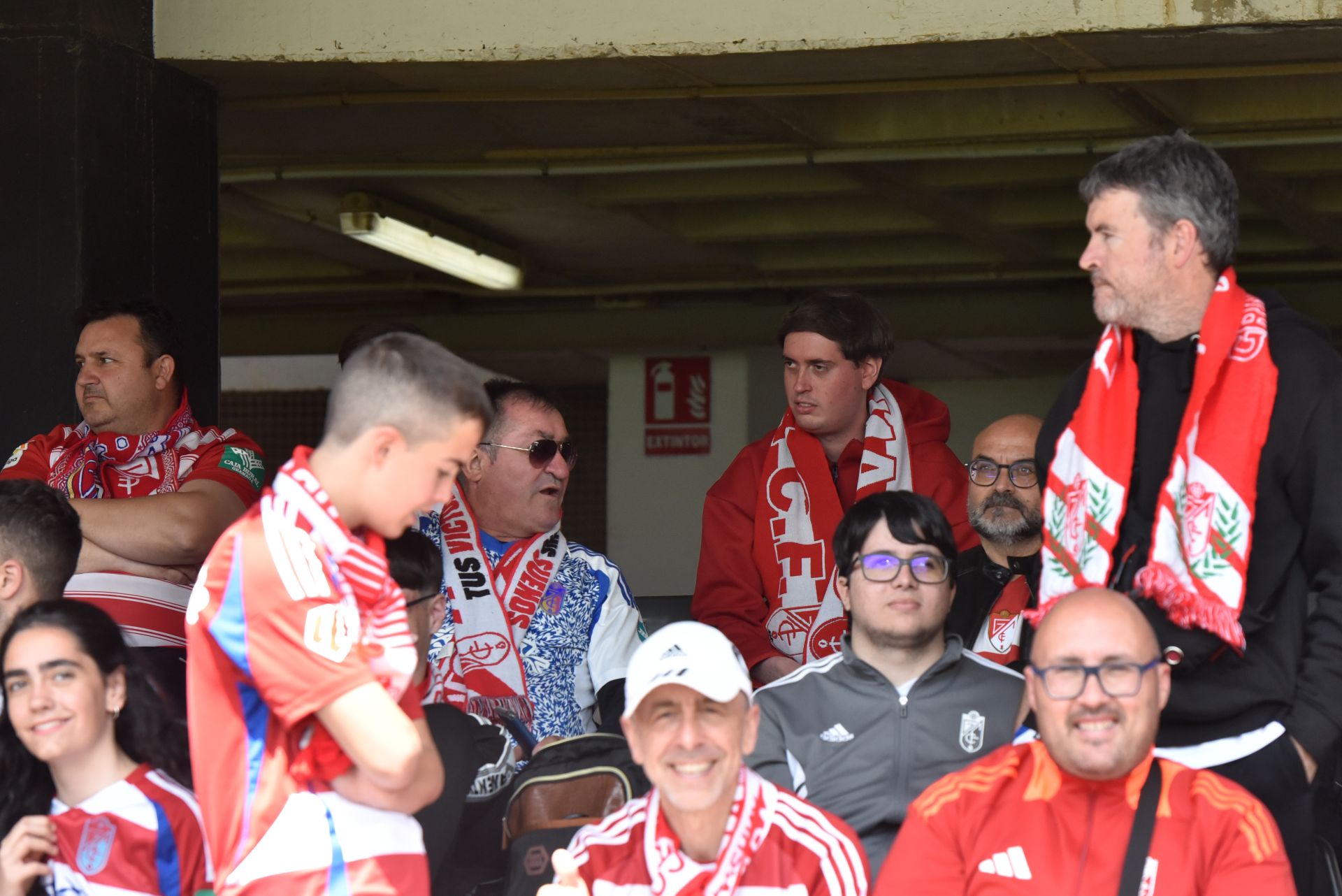 Encuéntrate en la grada del Cartagonova en el Cartagena - Granada CF