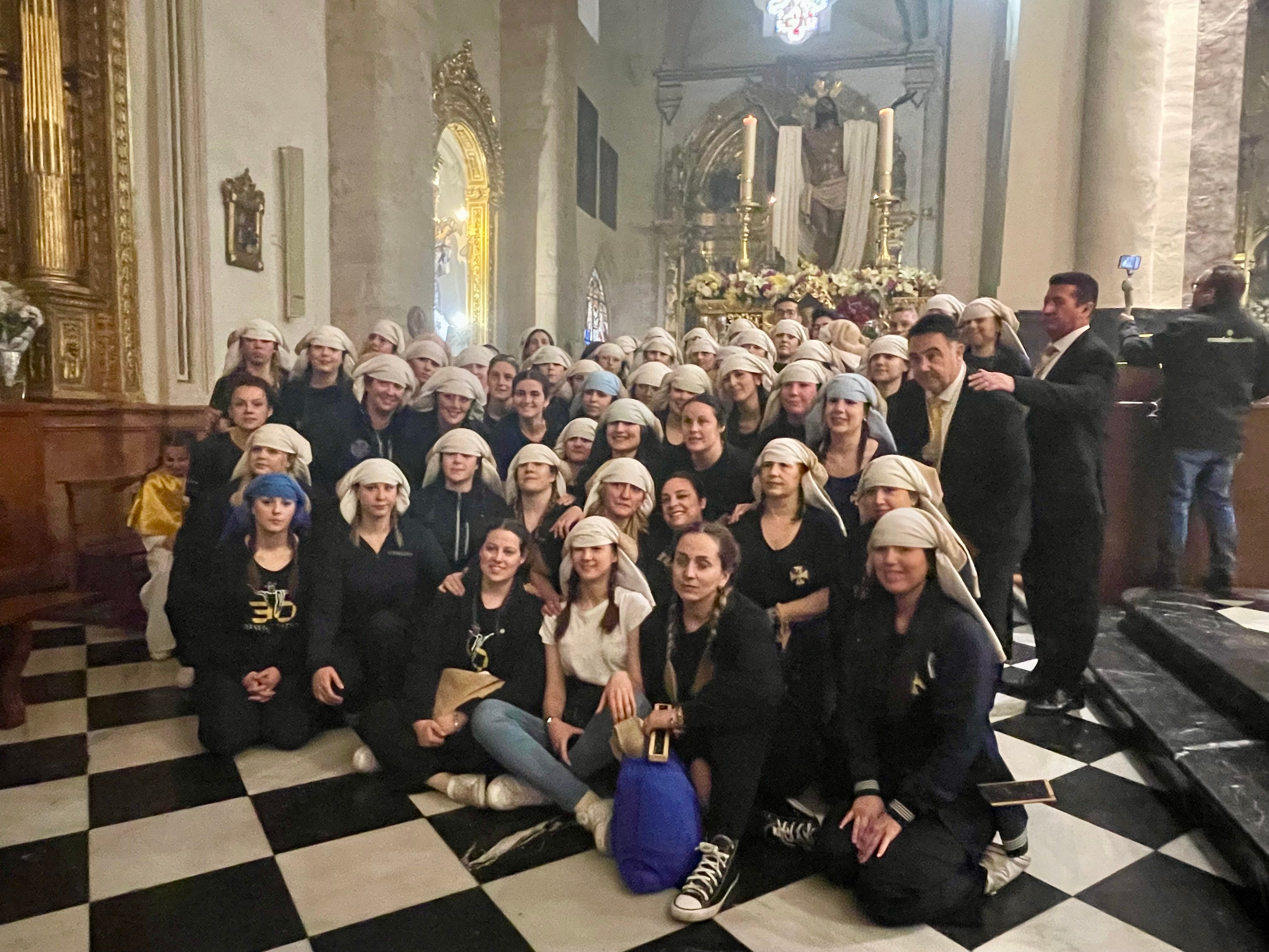 El Resucitado de Jaén se queda en el templo por las lluvias