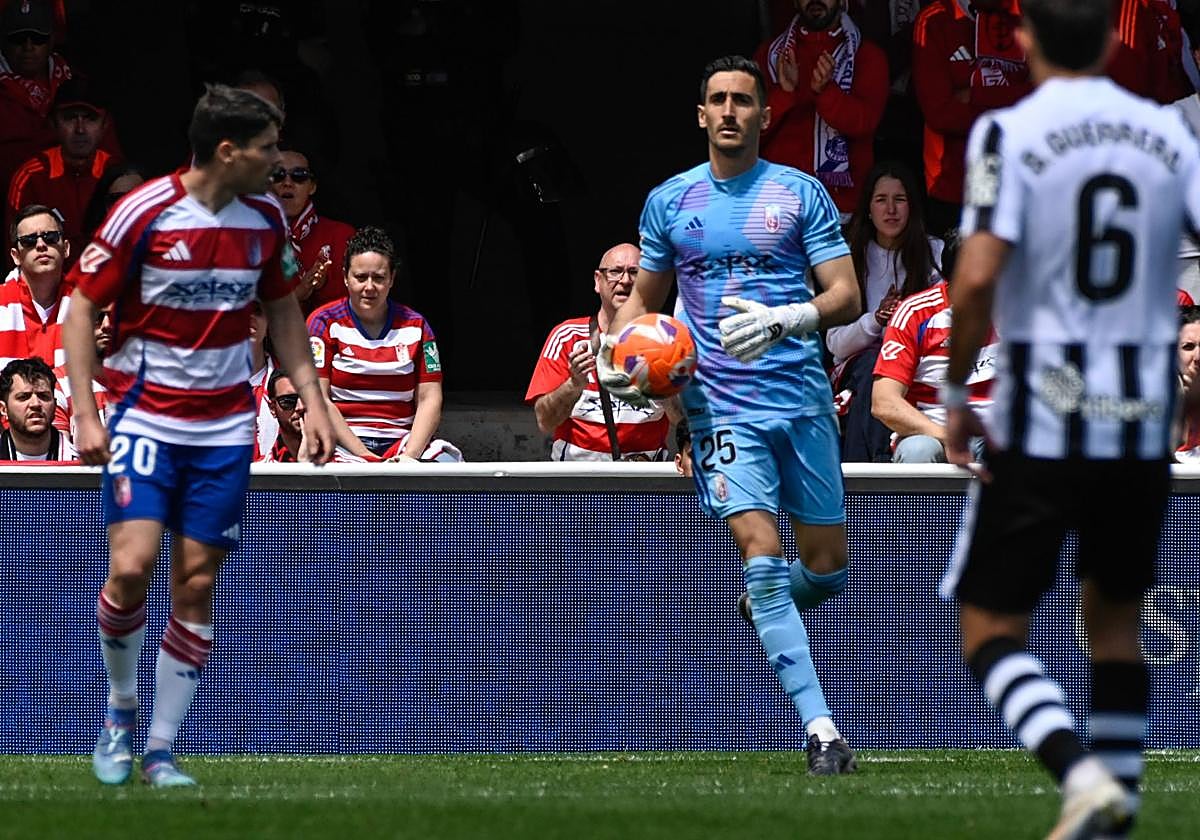 Mariño, en el partido.