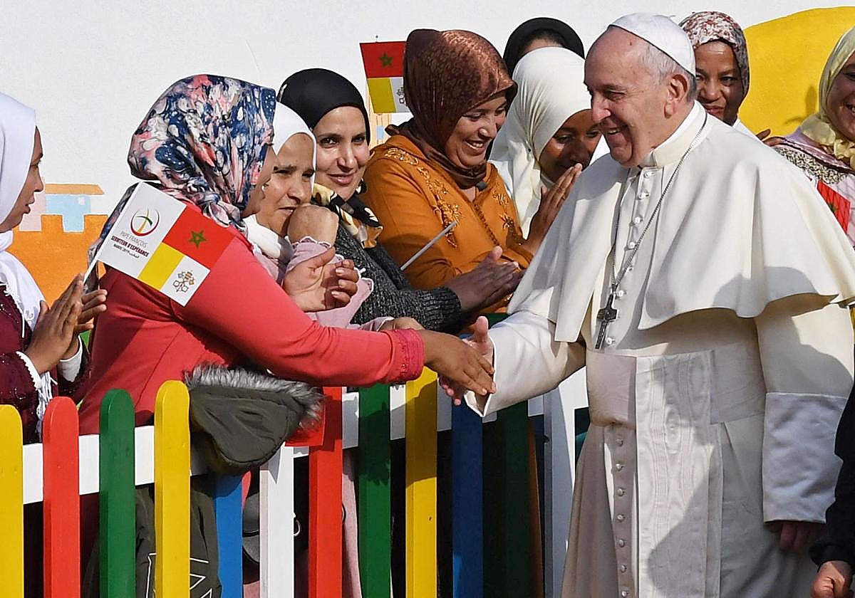 El papa Francisco visita Marruecos.