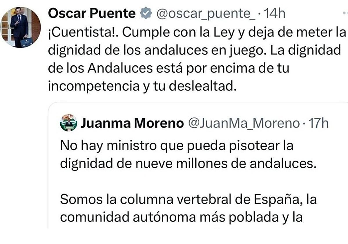 Óscar Puente redobla su ataque y llama cuentista al presidente de la Junta