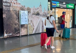 Una imagen de la estación de tren de Andaluces.
