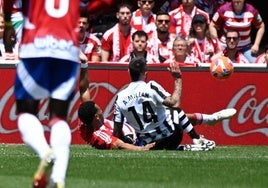 Loïc, en el suelo con Millán.