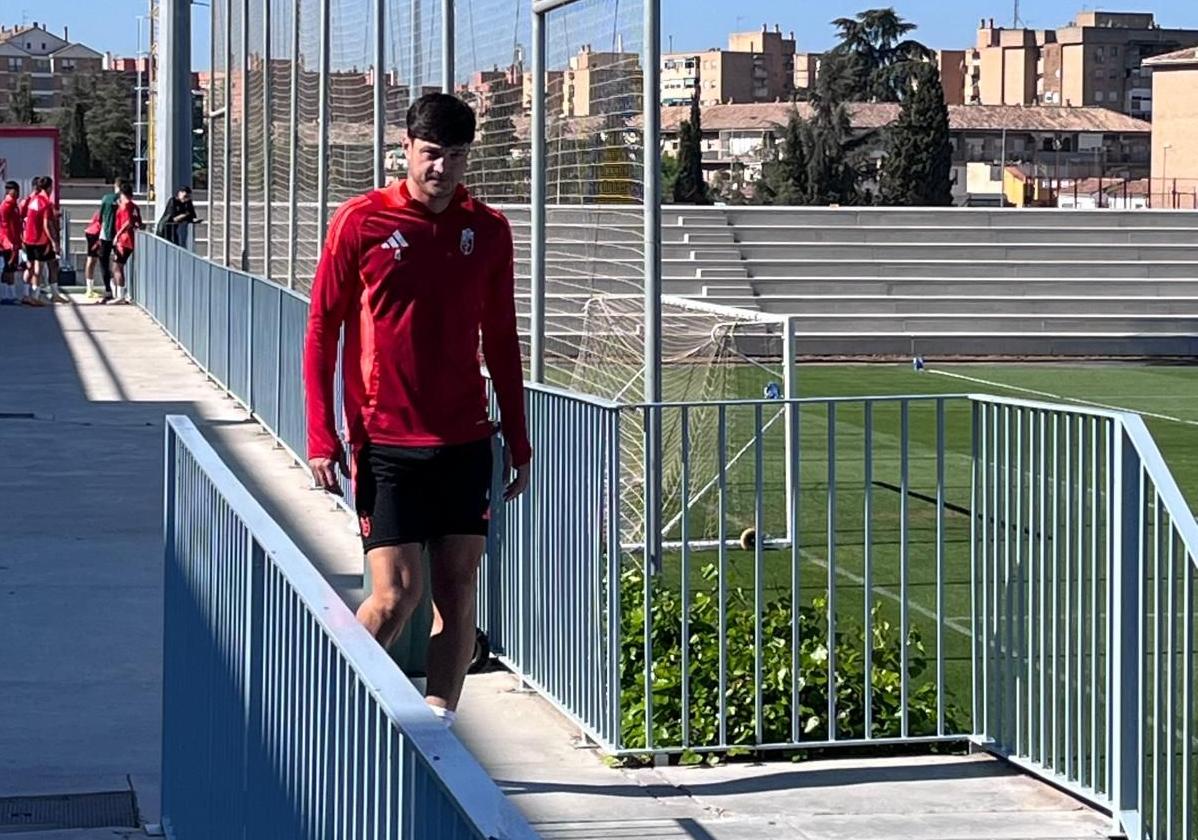Miguel rubio vuelve a entrenar tras su conmoción | ideal
