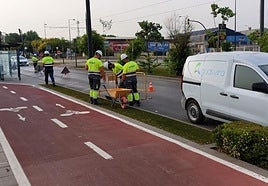Limpieza de imbornales de Aguasvira en Granada