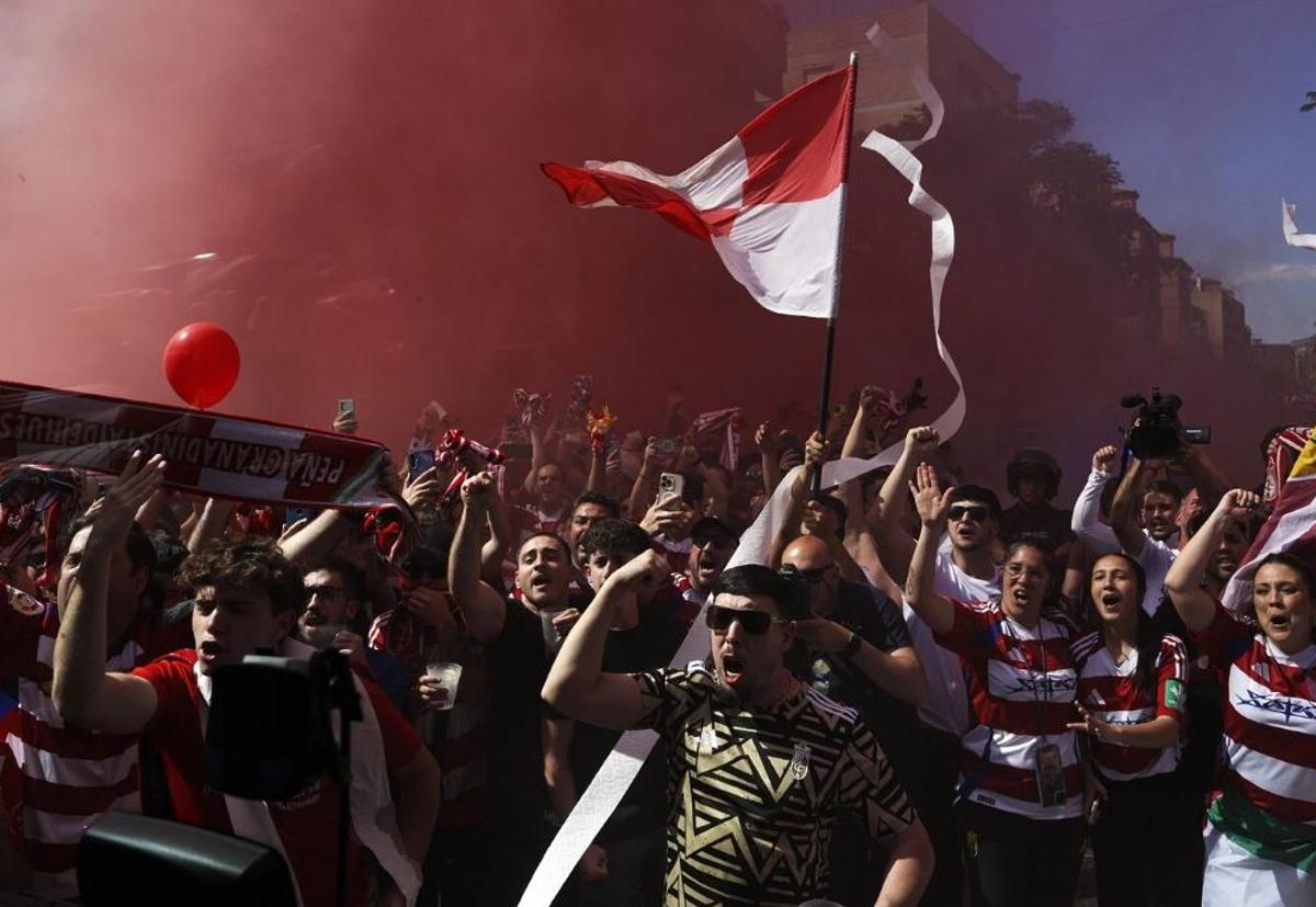 Afición del Granada CF.