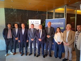 Alcaldes y autoridades presentes en las jornadas inauguradas por el subdelegado del gobierno José Antonio Montilla y el alcalde de Guadix, Jesús Lorente